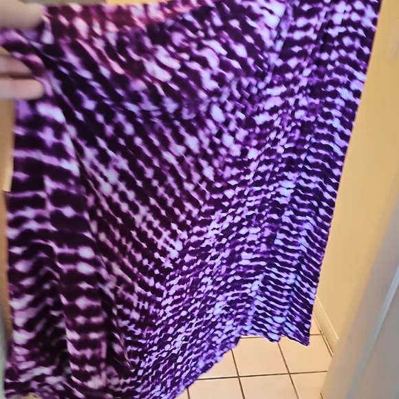 Torrid Purple Patterned Maxi Dress - Picture 3 of 5